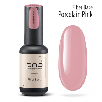 PNB UV/LED Fiber Base, Porcelain Pink, 8ml