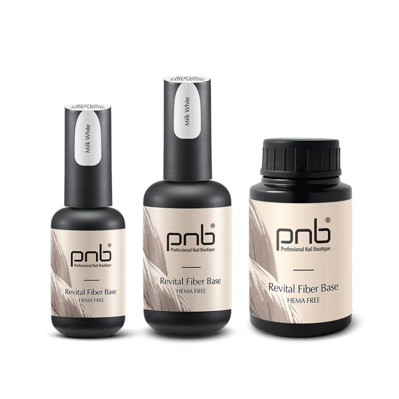 PNB UV/LED Revital Fiber Base, Milk White, HEMA FREE 30 ml