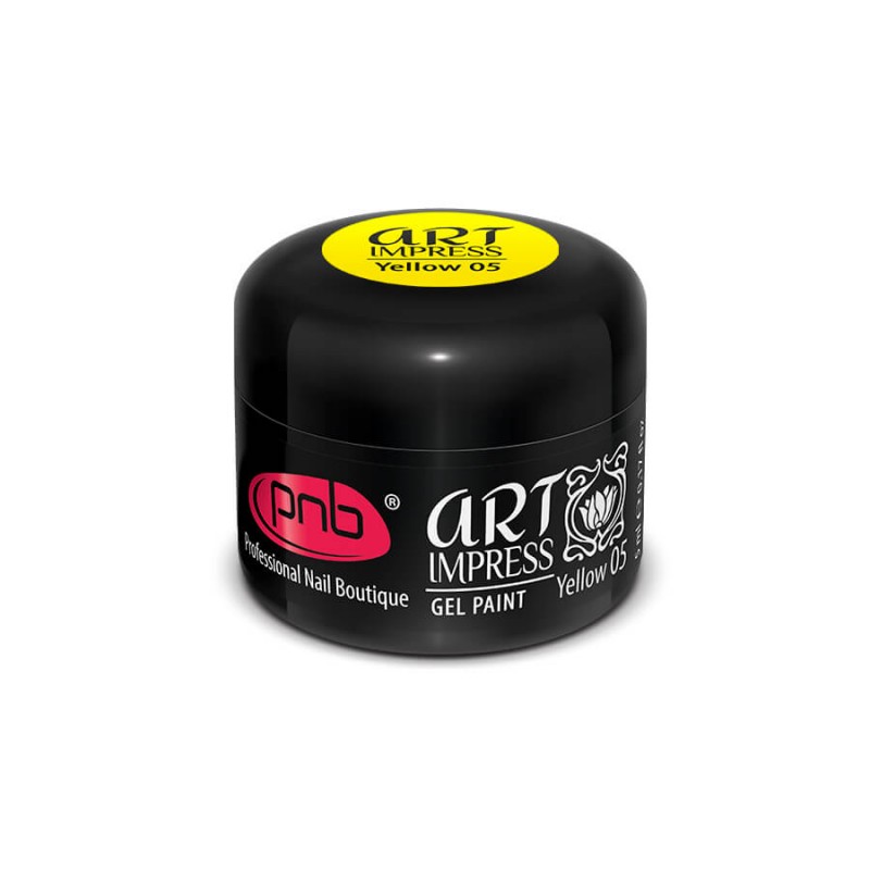 Gel Nail Paint PNB Art Impress 05, yellow