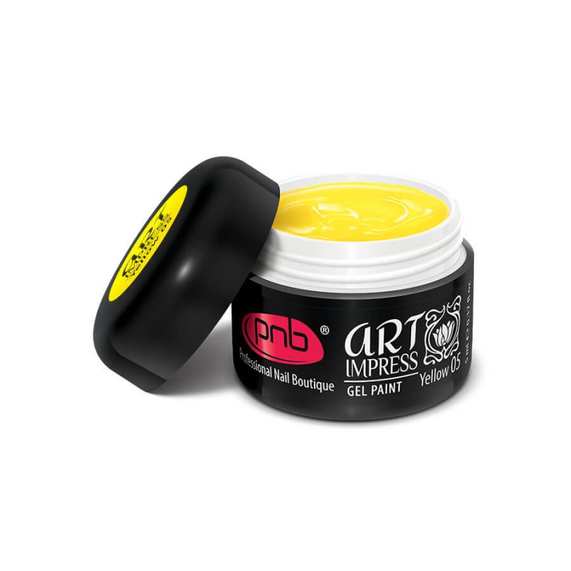 Gel Nail Paint PNB Art Impress 05, yellow