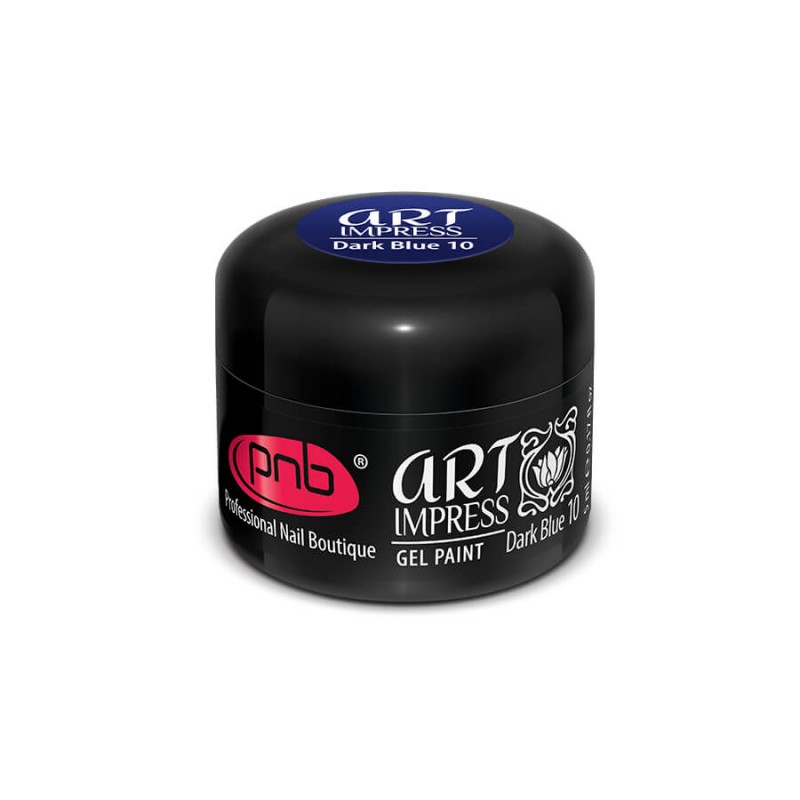 Gel Nail Paint PNB Art Impress 10, dark blue