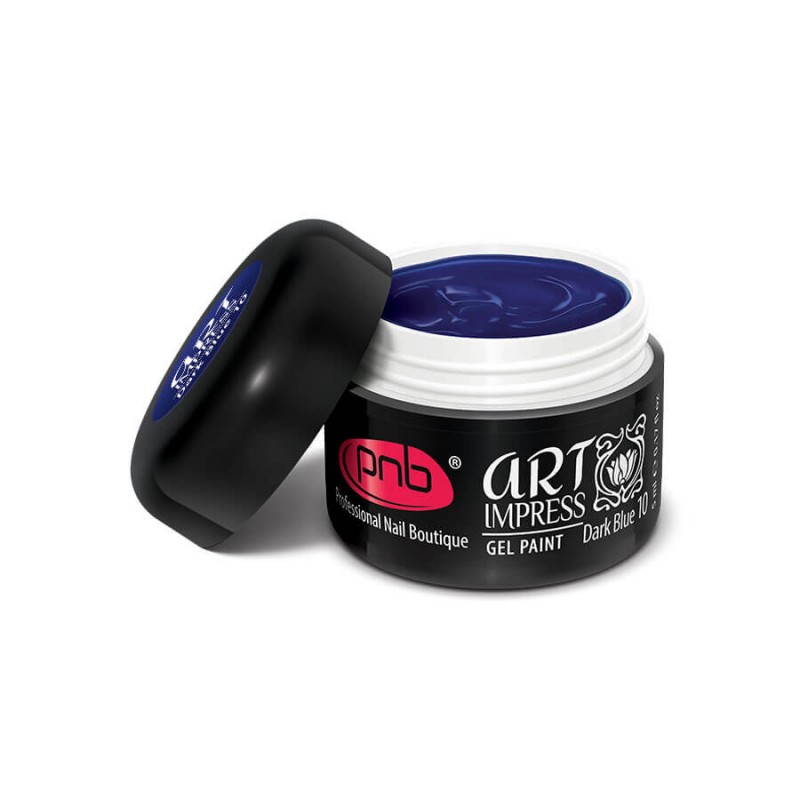 Gel Nail Paint PNB Art Impress 10, dark blue