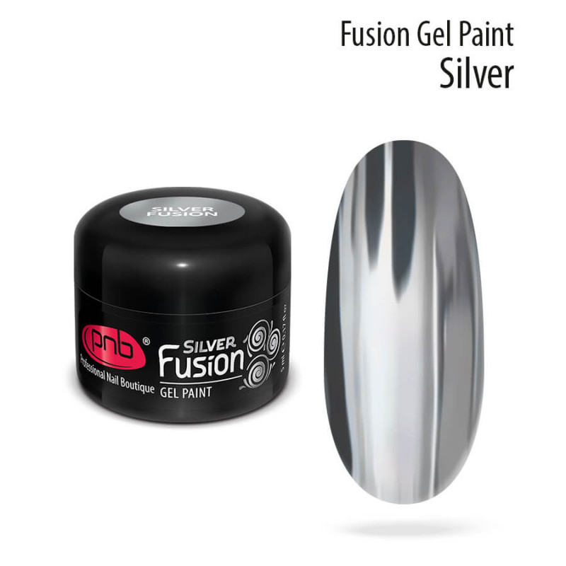 Gel Nail Paint PNB Silver Fusion