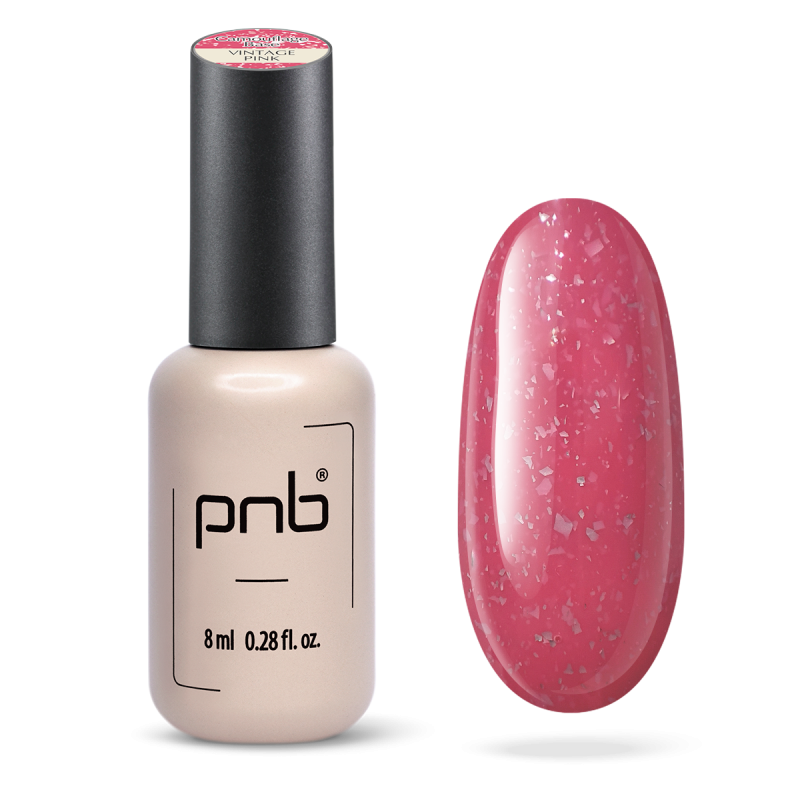 PNB UV/LED Camouflage Base, Vintage Pink, 8 ml