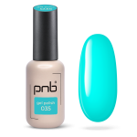 Gel nail polish light blue PNB №035, enamel (8 ml)