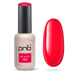 Gel nail polish red PNB №166, enamel (8 ml)
