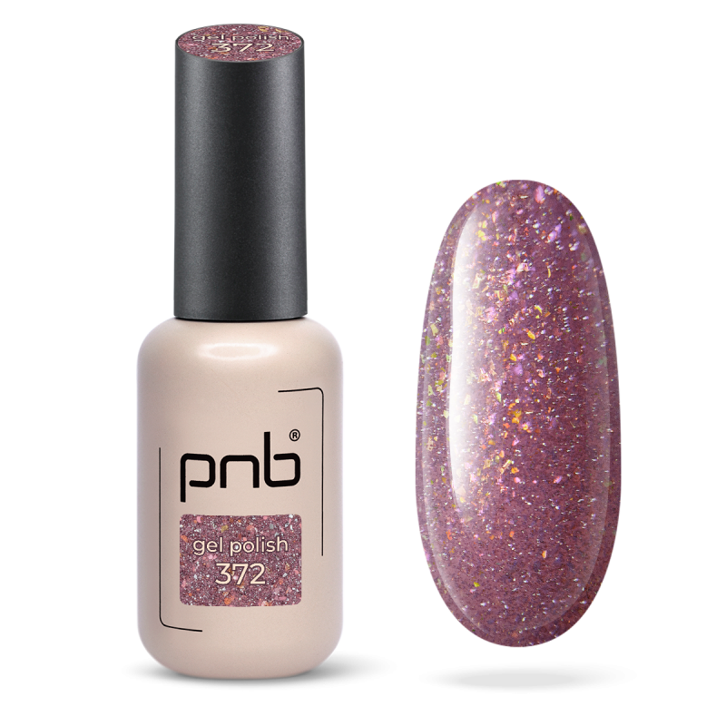 Gel nail polish PNB 372, 8 ml