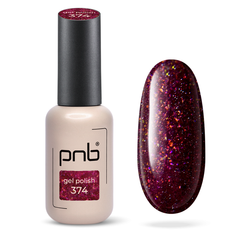 Lakier hybrydowy PNB 374, 8 ml