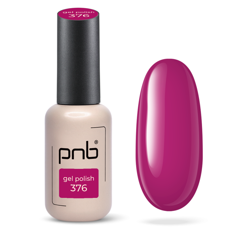 Gel nail polish PNB 376, 8 ml