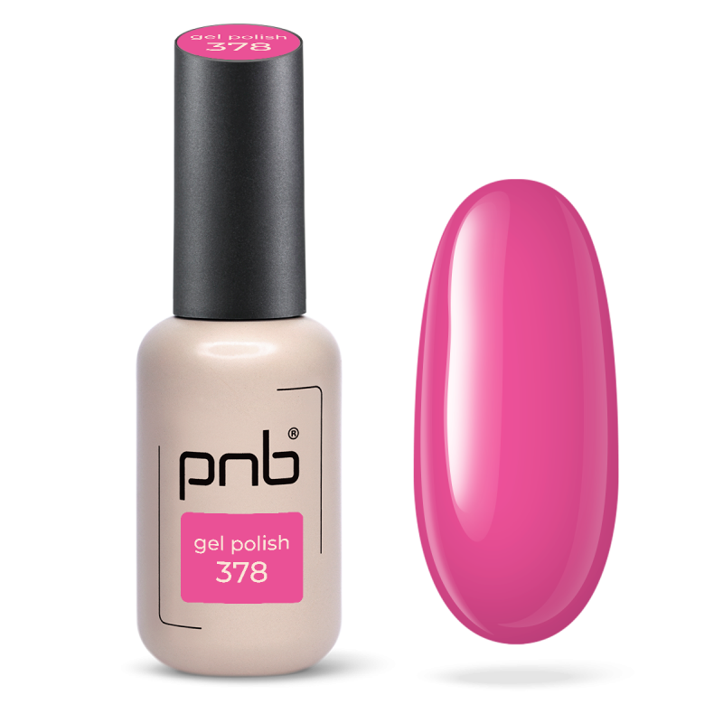 Gel nail polish PNB 378, 8 ml