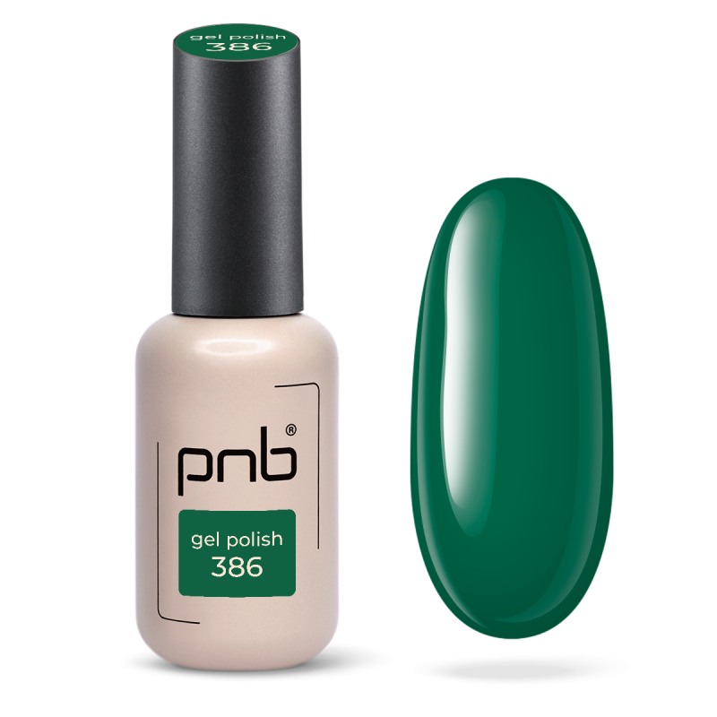 Gel nail polish PNB 386, 8 ml