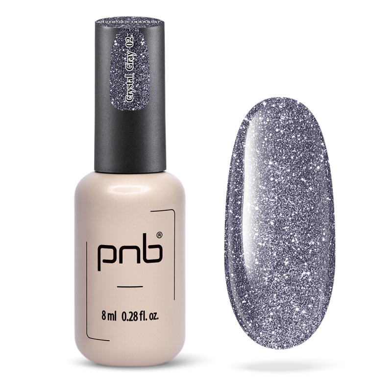 UV/LED Gel Polish SHOCK EFFECT 02 Crystal PNB 8 ml