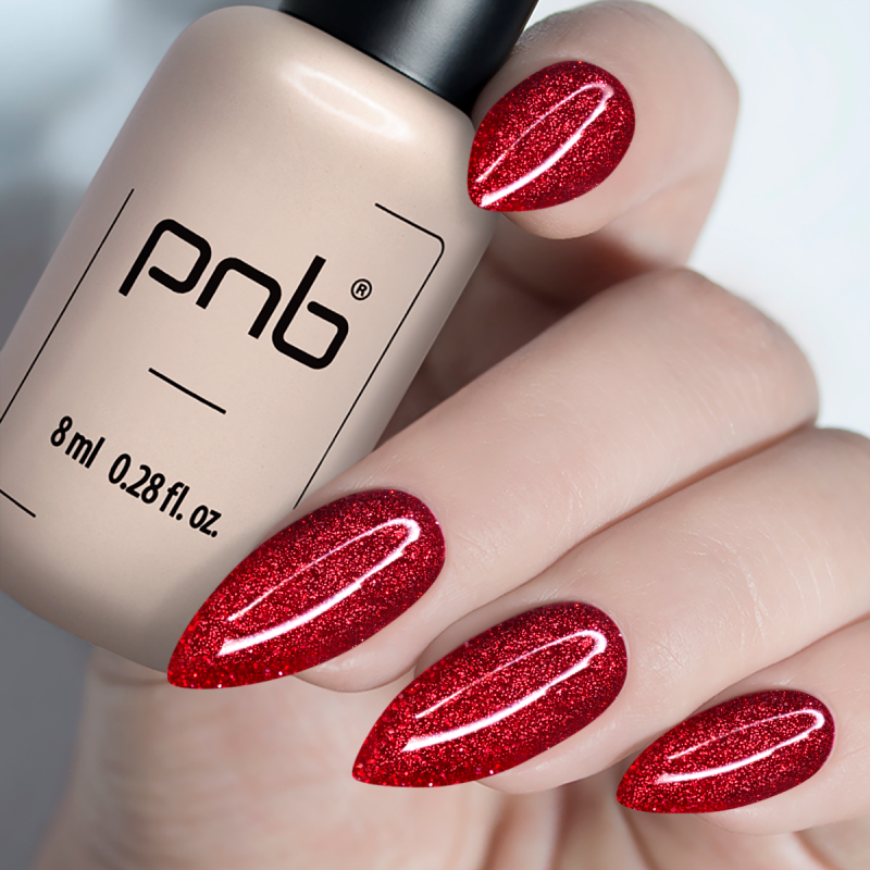 UV/LED Gel Polish SHOCK EFFECT 07 Red PNB 8 ml