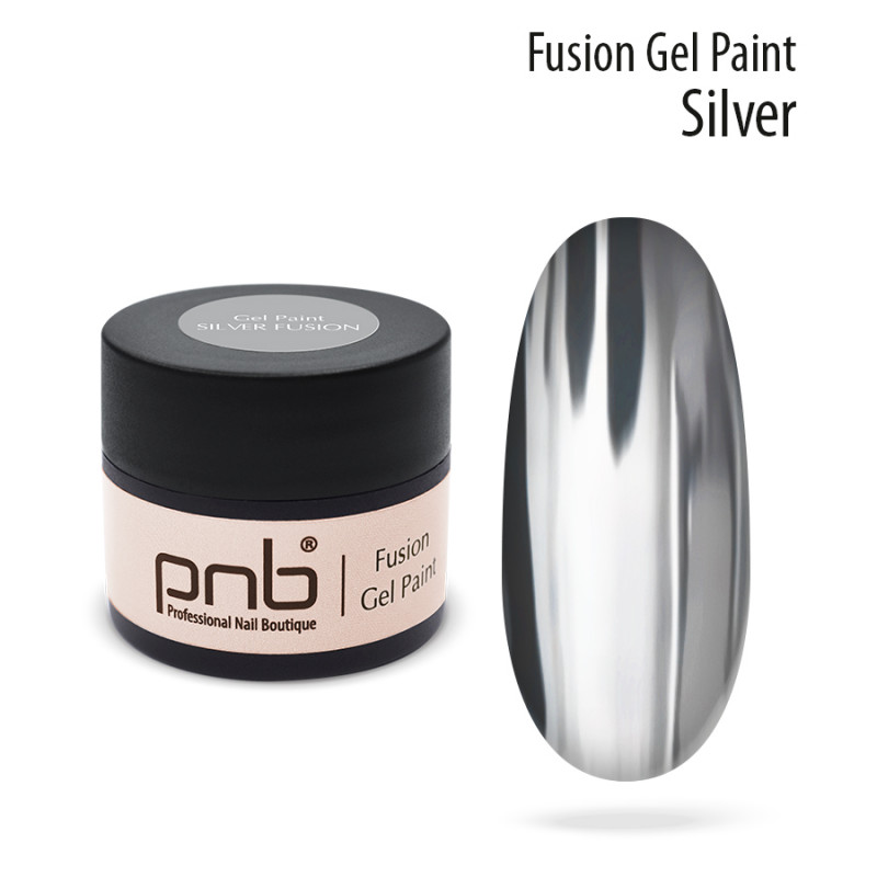 Gel Nail Paint PNB Silver Fusion