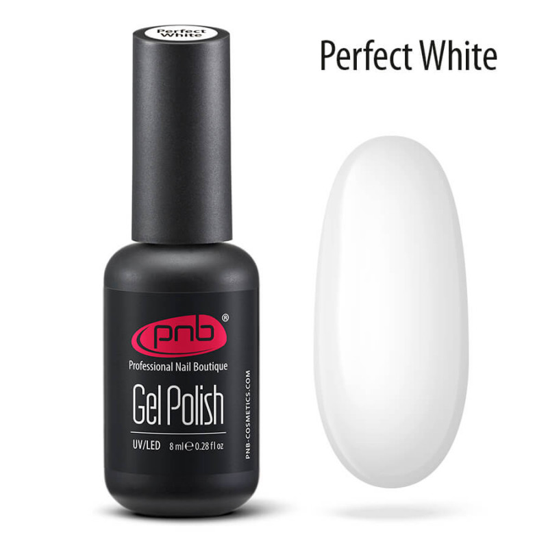 UV/LED Gel Polish PNB Perfect White 8 ml