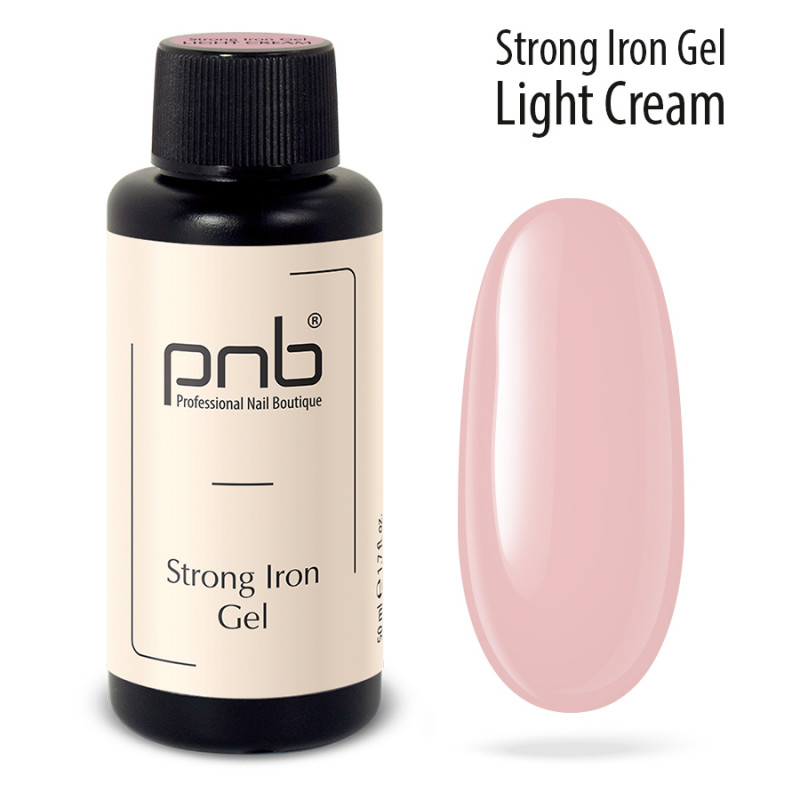 PNB UV/LED Strong Iron Gel, Light Cream, 50ml