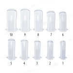 Reusable Upper Nail Forms PNB, 100 pcs