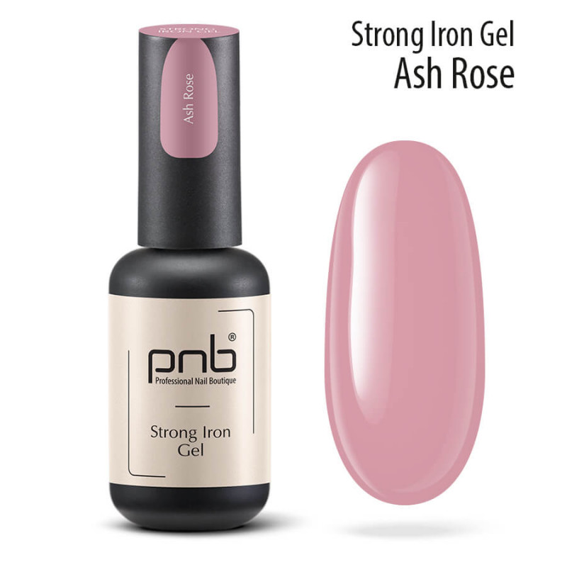 PNB UV/LED Strong Iron Gel, Ash Rose, 8ml