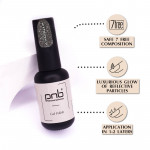 UV/LED Gel Polish SHOCK EFFECT 09 Crystal black PNB 8 ml