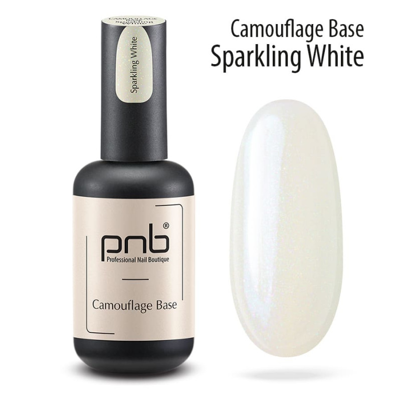 PNB UV/LED Camouflage Base, Sparkling White, 17ml