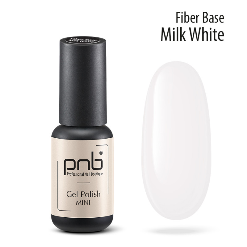 PNB UV/LED Fiber Base, White Milk, 4ml