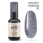 UV/LED Gel Polish SHOCK EFFECT 02 Crystal PNB 8 ml