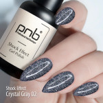 UV/LED Gel Polish SHOCK EFFECT 02 Crystal PNB 8 ml