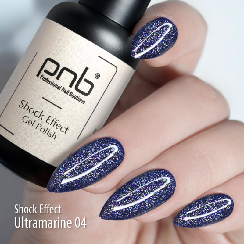 UV/LED Gel Polish SHOCK EFFECT 04 Ultramarine PNB 8 ml