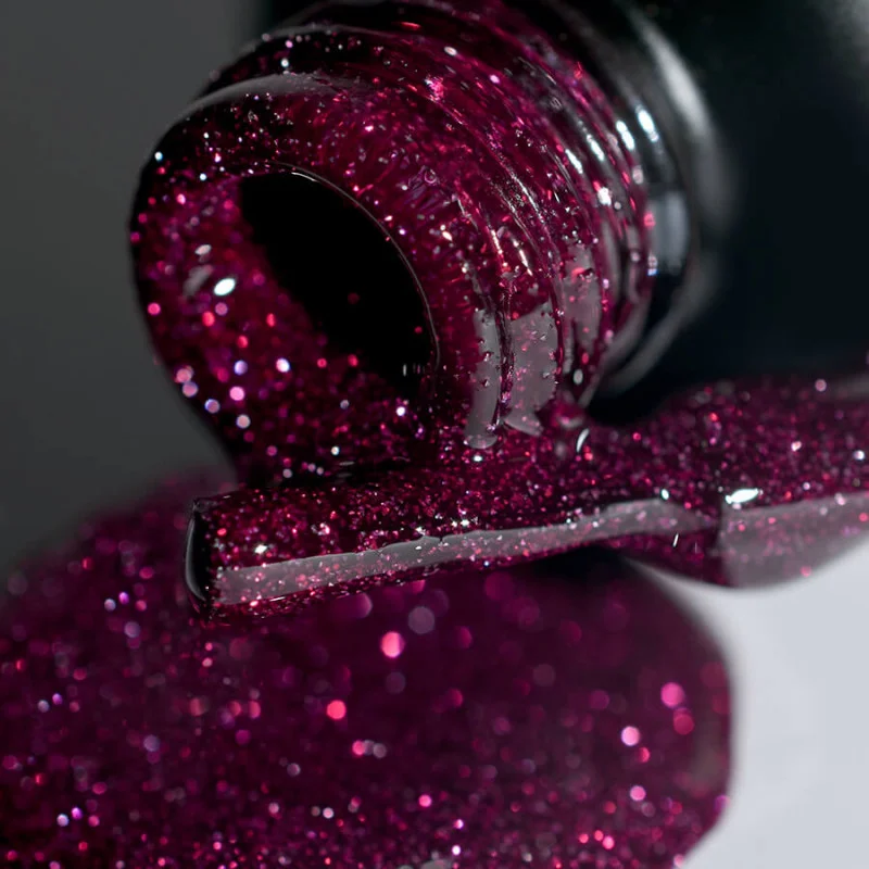 Lakier hybrydowy UV/LED Gel Polish SHOCK EFFECT 12 Ruby PNB 8 ml