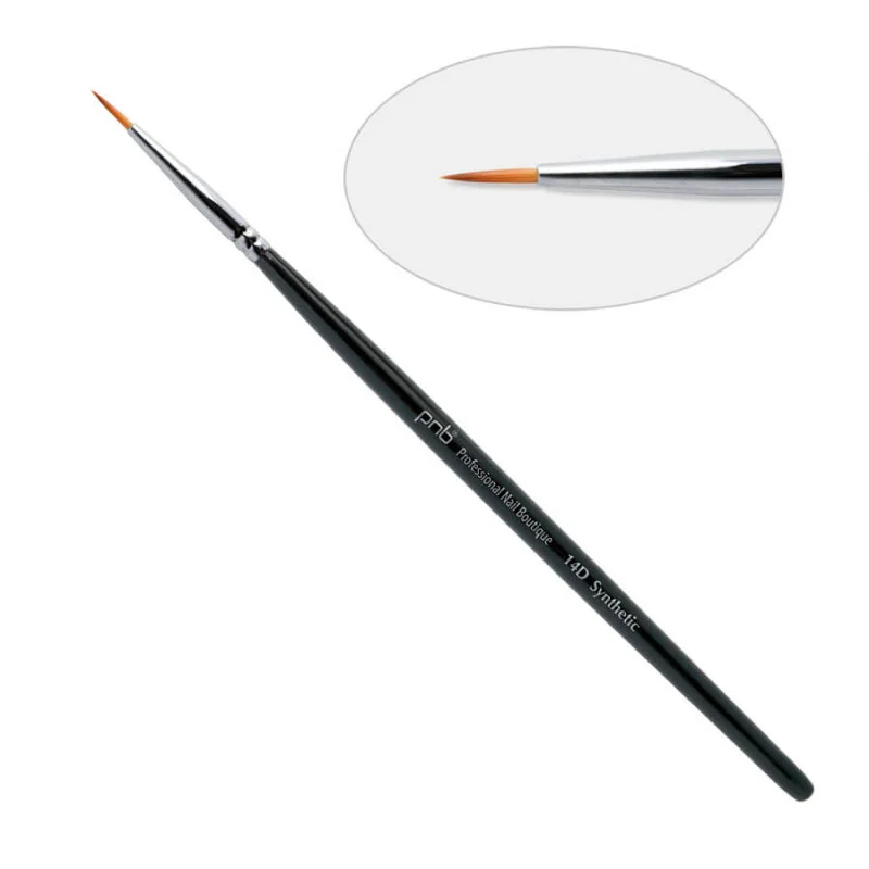 Pędzelek do zdobień 14D Nail Art Brush round 4-S PNB, nylon, 8 mm