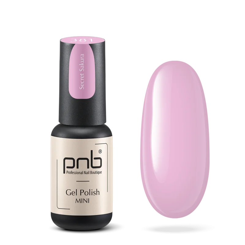 Gel nail polish PNB mini 381, 4 ml