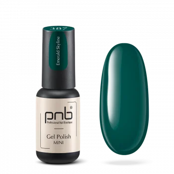 Gel nail polish PNB mini 387, 4 ml