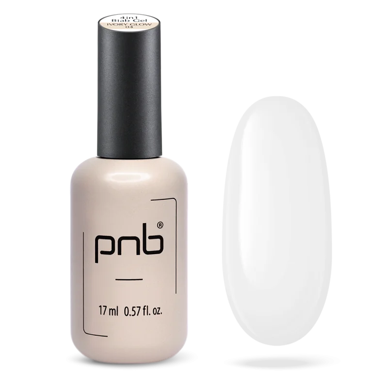 PNB UV/LED 4 in 1 BIAB GEL, 04 Ivory Glow, 17 ml