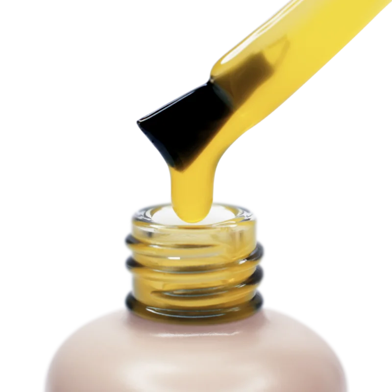 PNB UV/LED Strong Iron Gel, Crystal Yellow 015, 17 ml