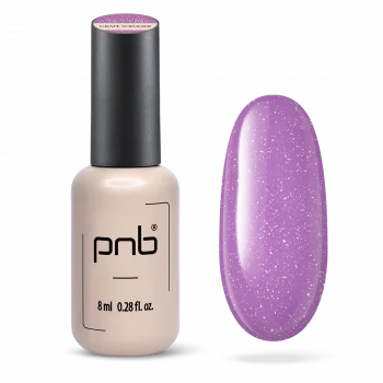 Gel nail polish PNB Juicy Spark, Grape Shimmer, 8 ml