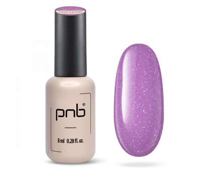 Gel nail polish PNB Juicy Spark, Grape Shimmer, 8 ml