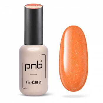 Gel nail polish PNB Juicy Spark, Mango Blaze, 8 ml