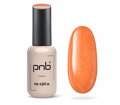 Gel nail polish PNB Juicy Spark, Mango Blaze, 8 ml