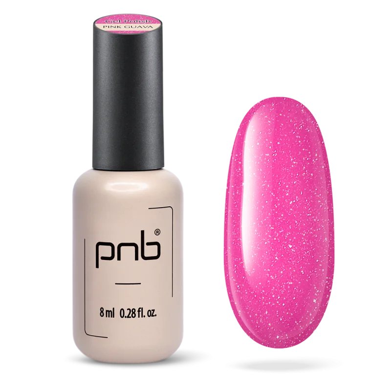 Lakier hybrydowy PNB Juicy Spark, Pink Guava, 8 ml