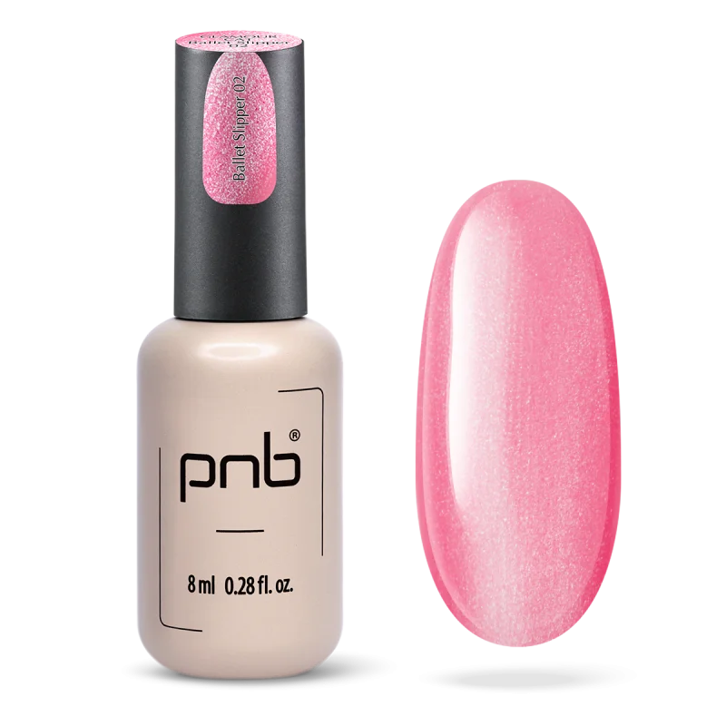 UV/LED Magnetic Gel Polish Glamour Cat PNB, 02 Ballet Slipper, 8 ml