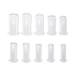 Tipsy wielokrotnego użytku Reusable Upper Nail Forms for extensions JOIA vegan. 100 pcs