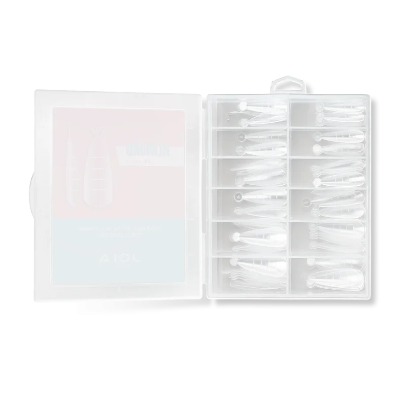 JOIA vegan Reusable upper nail forms for extensions, Almond, 120 pcs.