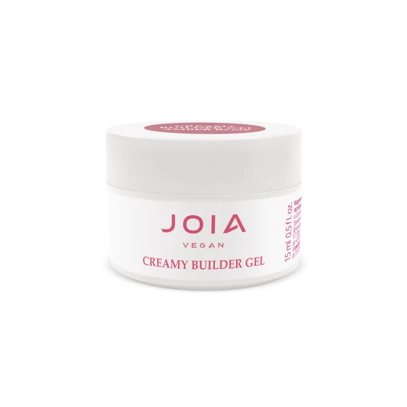 Żel budujący Creamy Builder Gel JOIA vegan, Amber Rose, 15ml