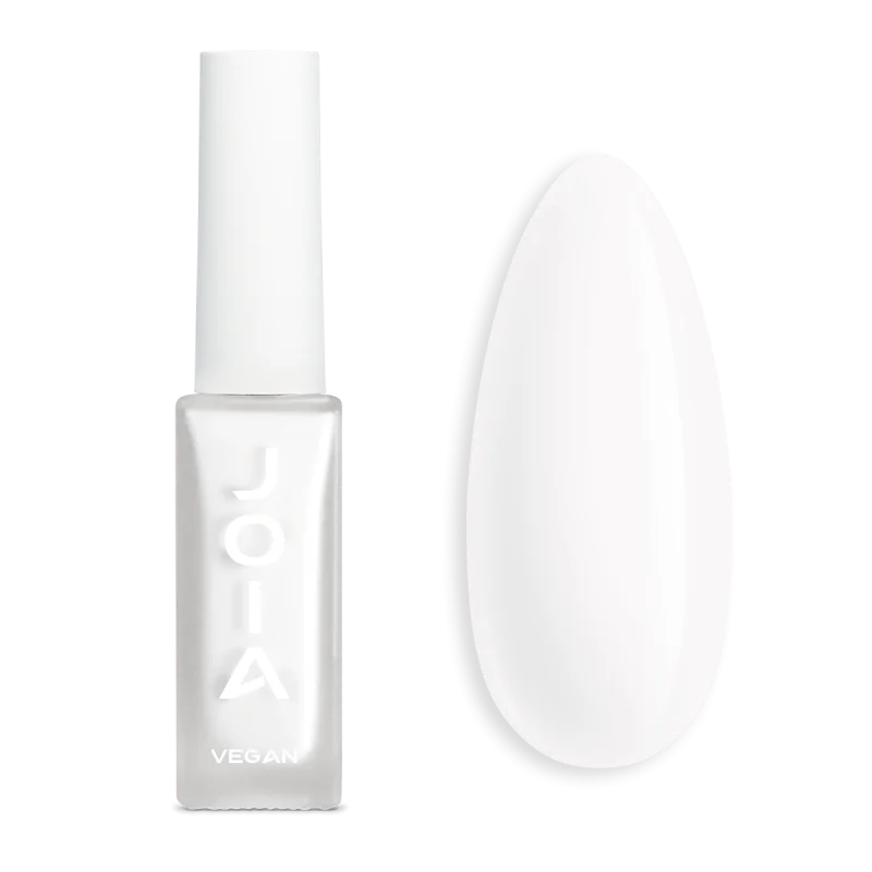 Nail care polish 4in1 JOIA vegan, 01 Ideal white, 8 ml