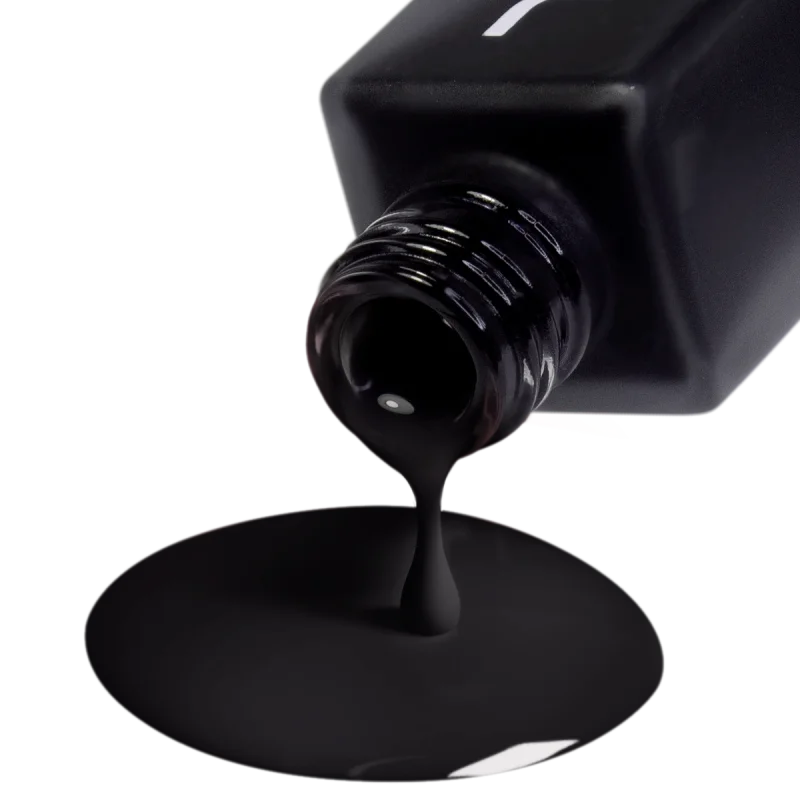 Lakier do paznokci Nail care polish 4in1 JOIA vegan, 10 Perfect Black, 8ml