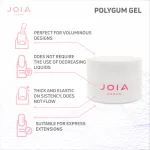 JOIA vegan Polygum Gel, Purple Love 04, 15 ml