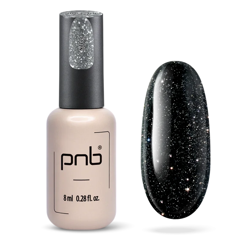 UV/LED Shoсk Top PNB, Silver PNB, No Whipe, 8 ml