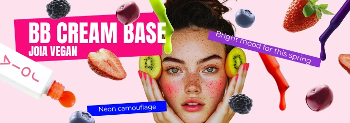 We have been waiting for it! New neon shades of camouflage bases BB cream base JOIA vegan!