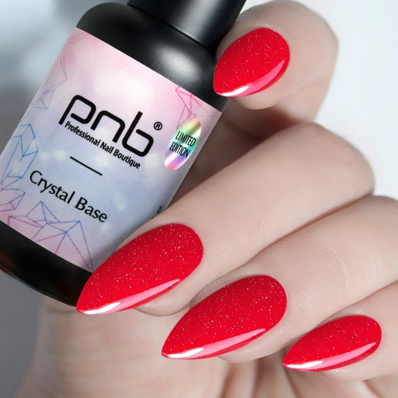 Baza hybrydowa UV/LED Crystal Base PNB, Merlot, 8 ml