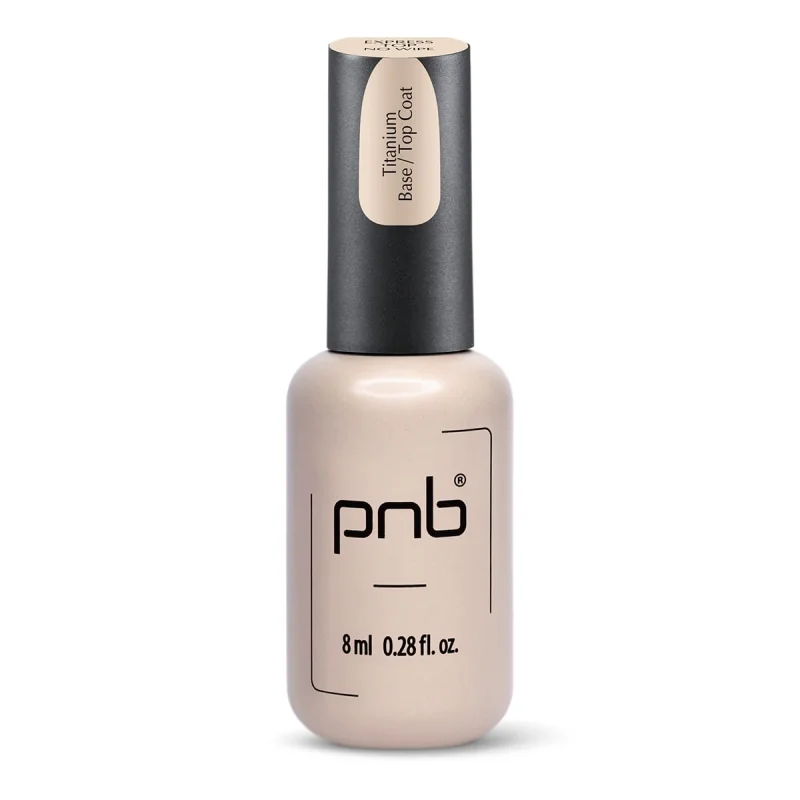 Baza/Top hybrydowy 2w1  PNB UV Titanium Base\Top Coat 2 in 1, 8 ml